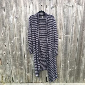Free People long striped sweater